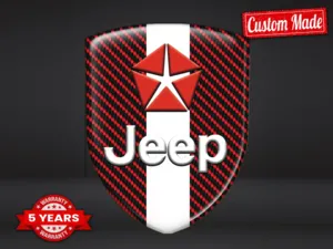 Jeep Adesivo Parabrezza Moderno Max Resistente Pro Chic